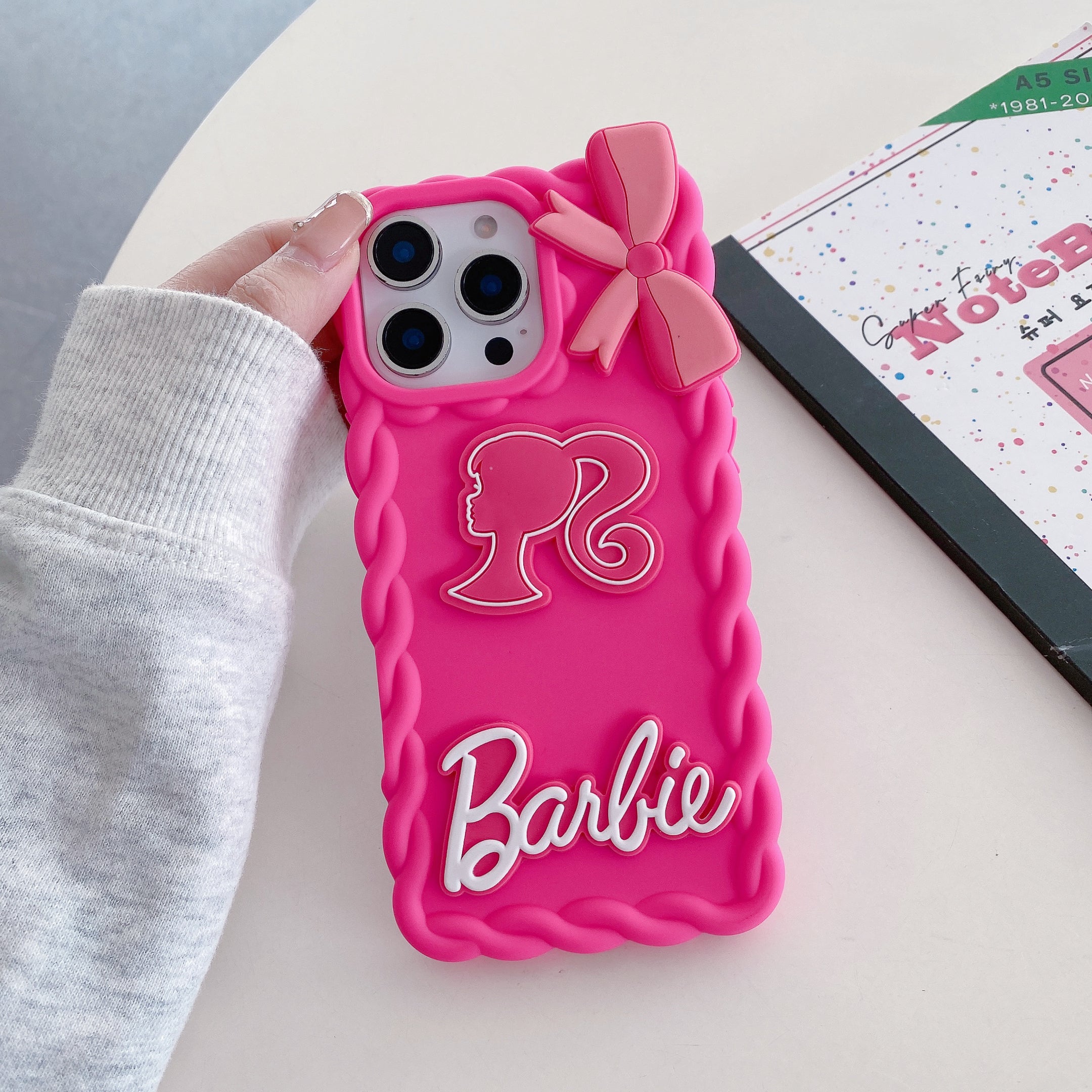 Cutiepie Barbie Bliss Bow Silicone Phone Cases For iPhone