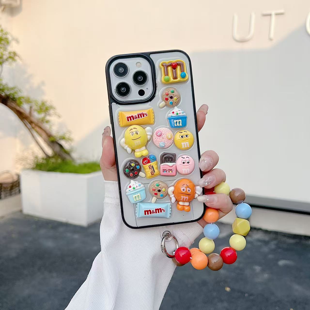 M&M Candy Button Pop Charm Silicone Phone Cases For iPhone