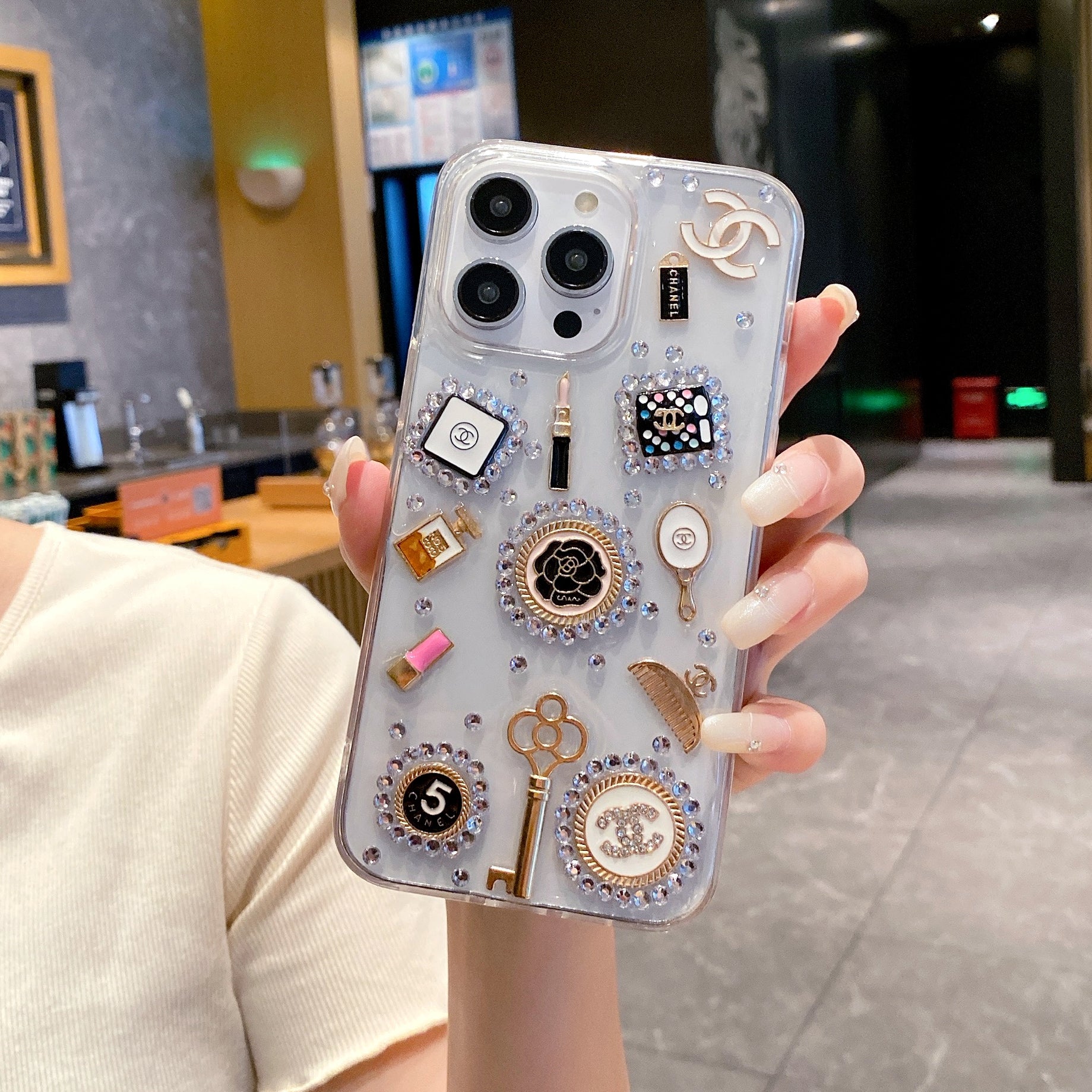 Makeup Vanity Silicone Phone Case For iPhone