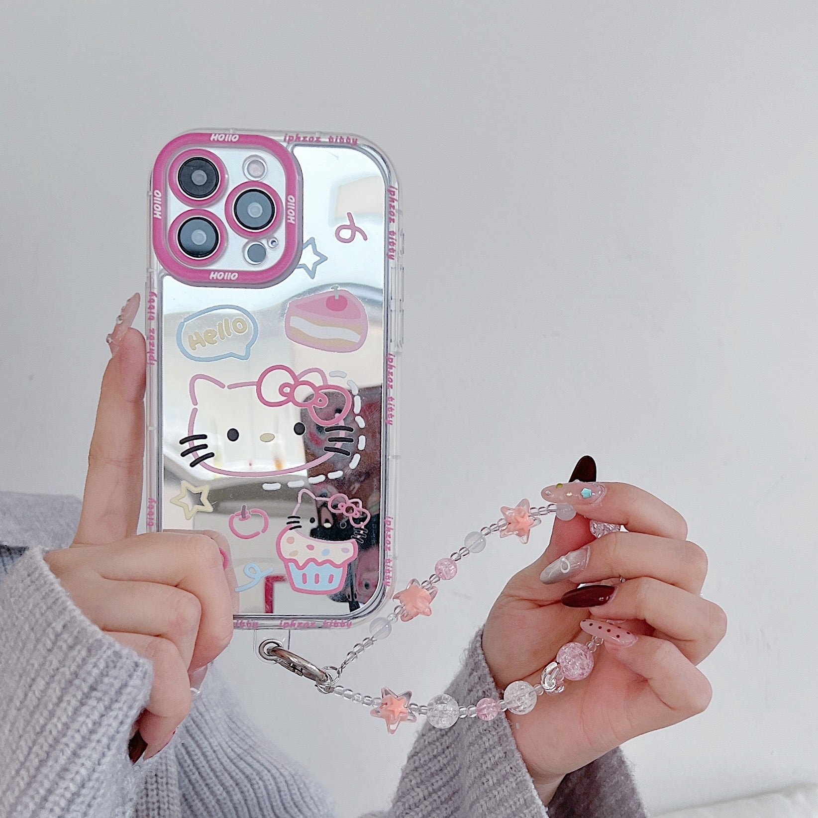 Kitty Cupcake Dream Silicone Phone Cases For iPhone