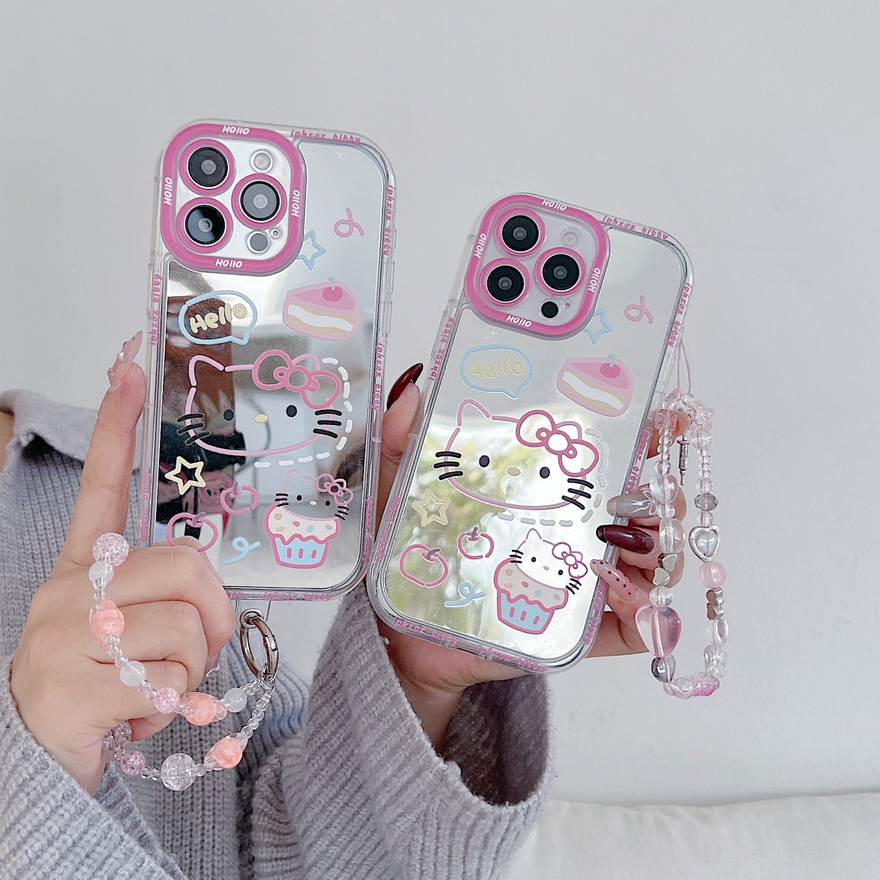 Kitty Cupcake Dream Silicone Phone Cases For iPhone