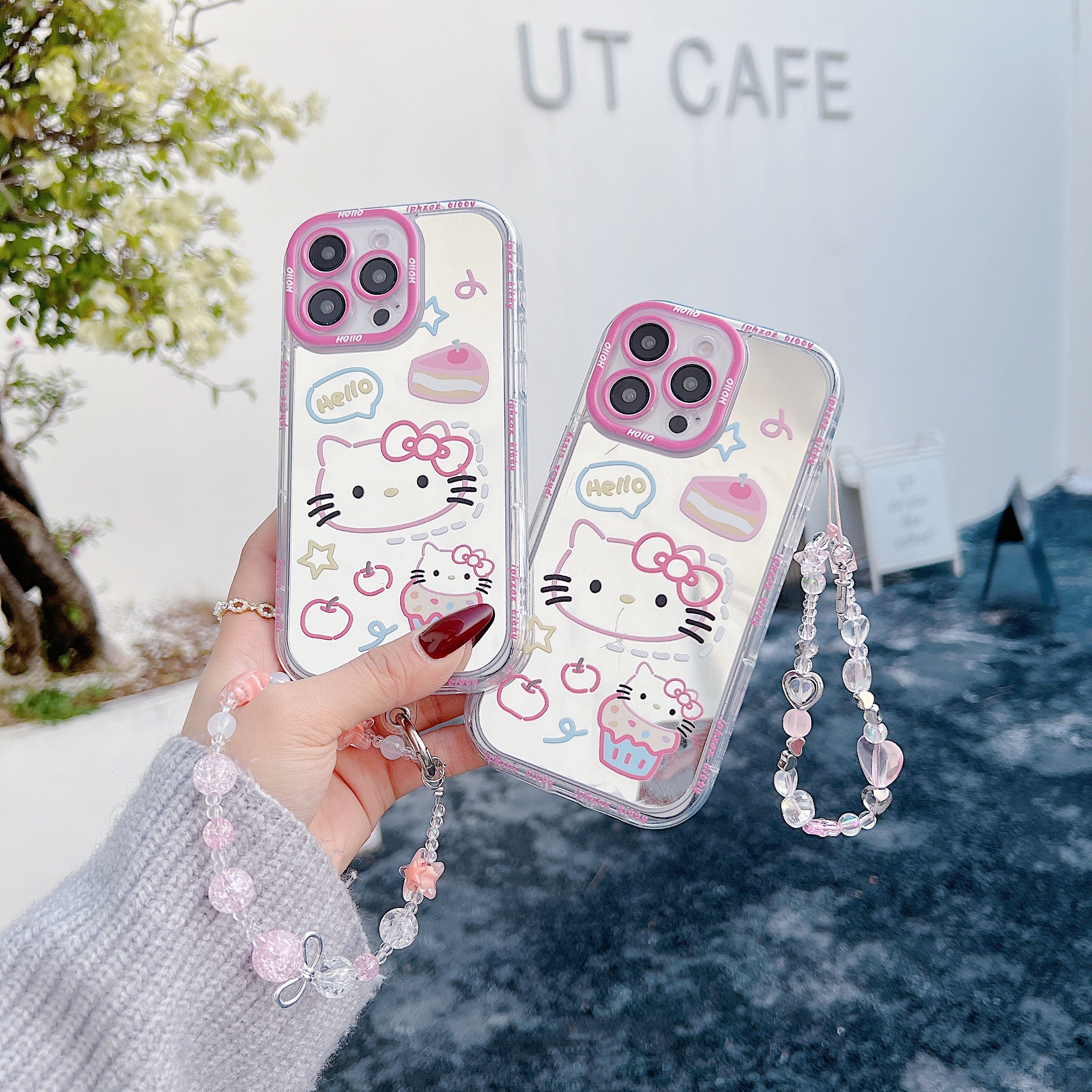 Kitty Cupcake Dream Silicone Phone Cases For iPhone
