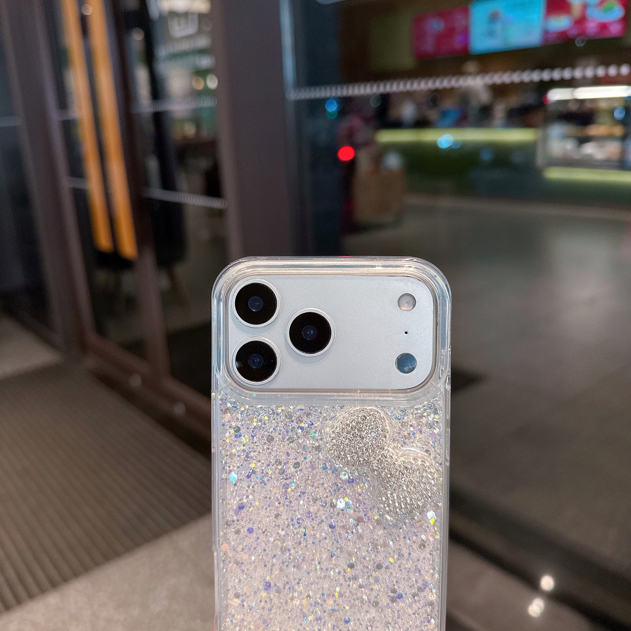 Platinum Bow – Snowfall Radiance Silicone Phone Cases For iPhone