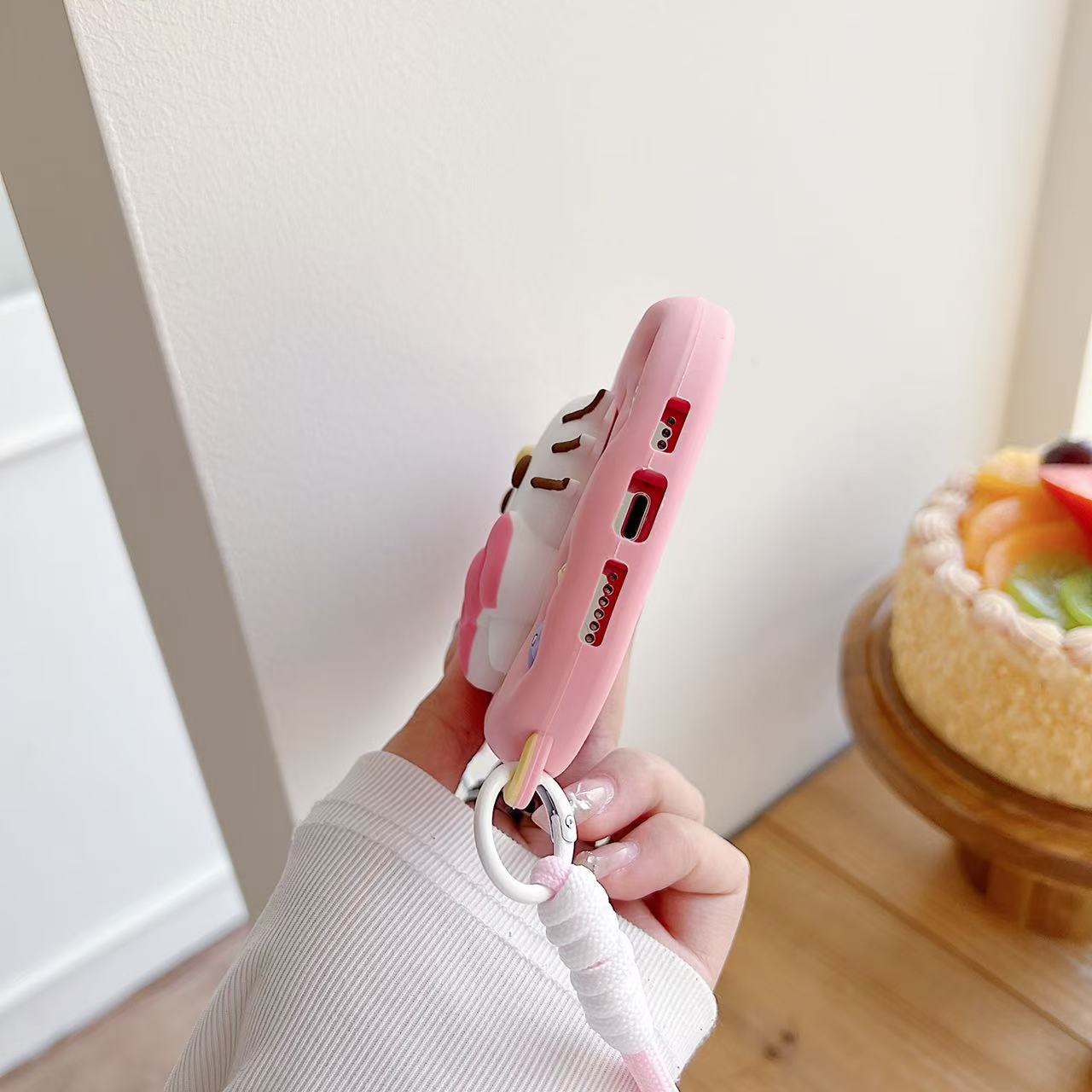 Kitty Dreamland Sling Silicone Phone Cases For iPhone