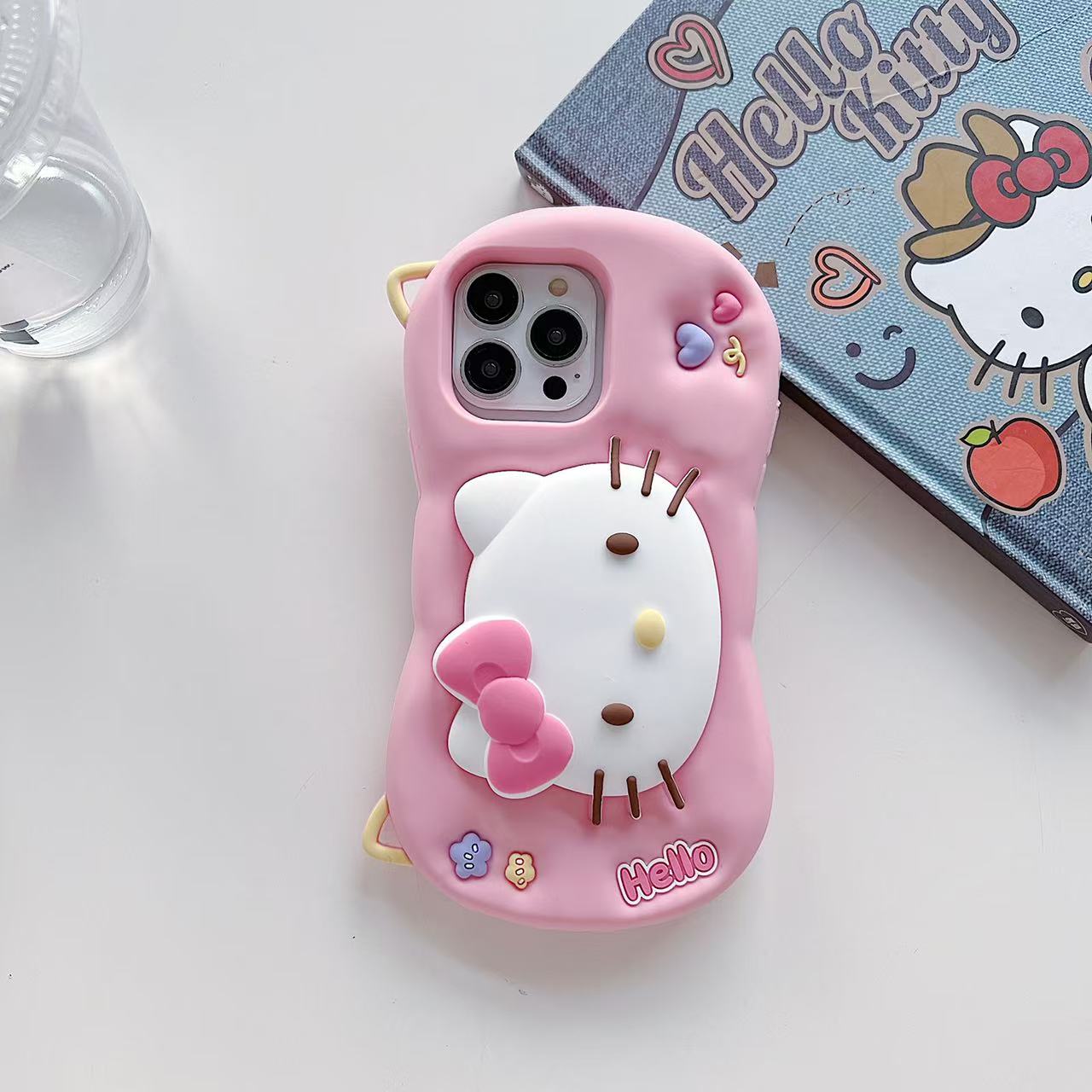 Kitty Dreamland Sling Silicone Phone Cases For iPhone