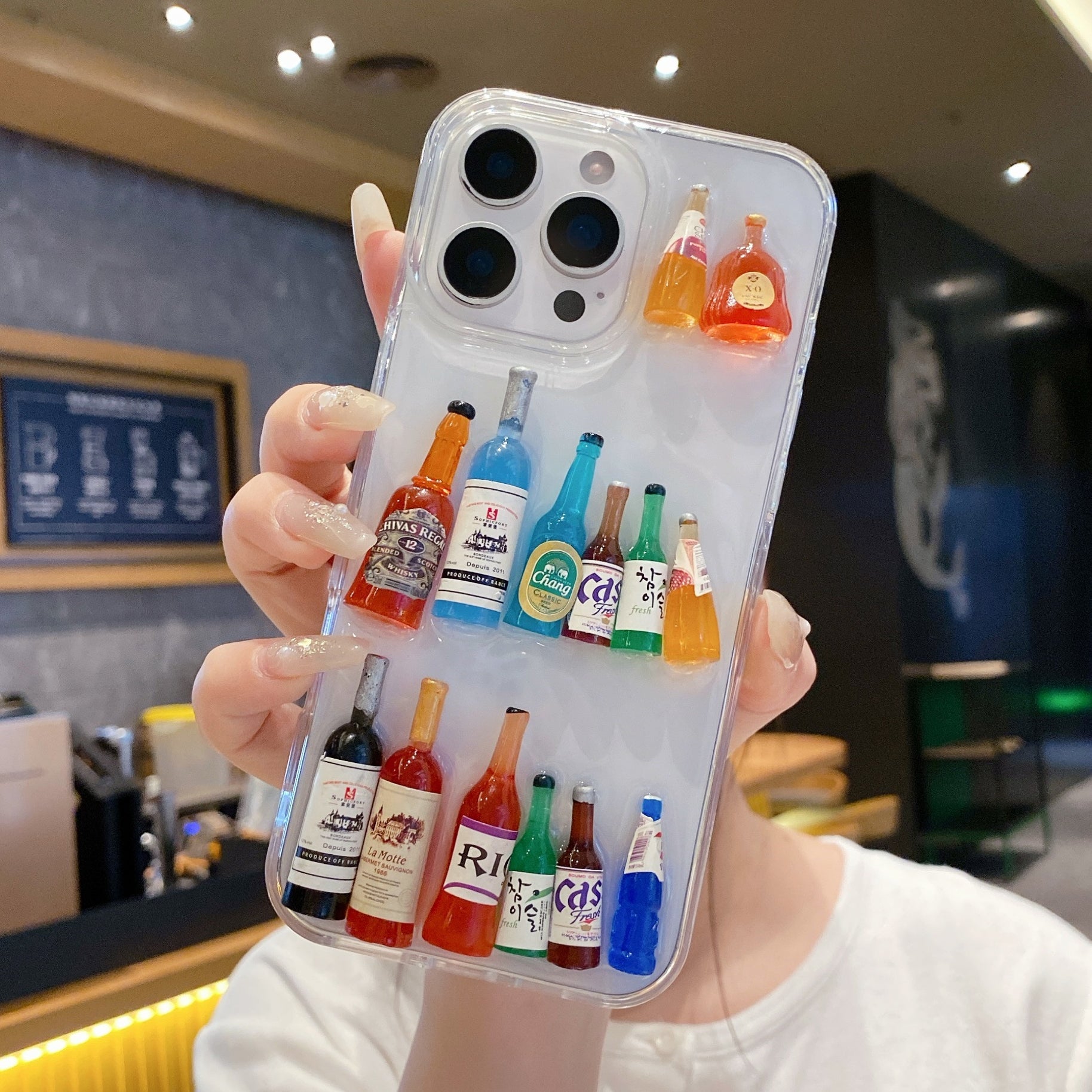 Cocktail Drinks Party Silicone Case For iPhone