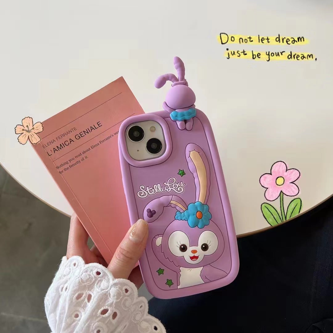 Happy Bunny Vibes Silicone Phone Cases For iPhone