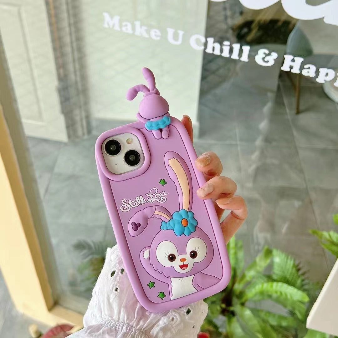 Happy Bunny Vibes Silicone Phone Cases For iPhone