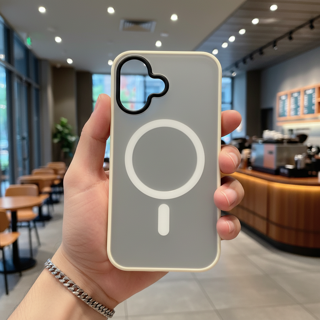 Shadow Fog Frost Wireless Charging Ready Silicone Phone Cases For iPhone