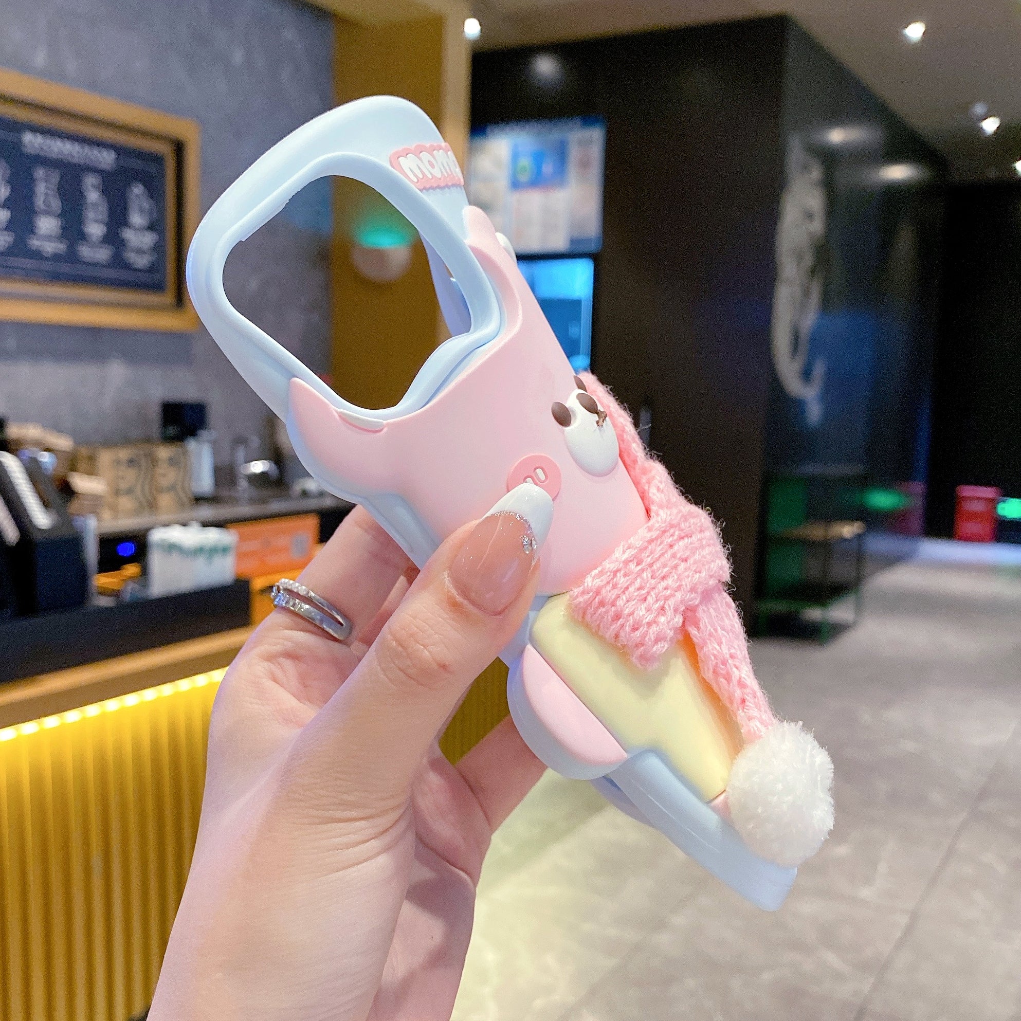 Momo Bear Silicone Phone Case For iPhone