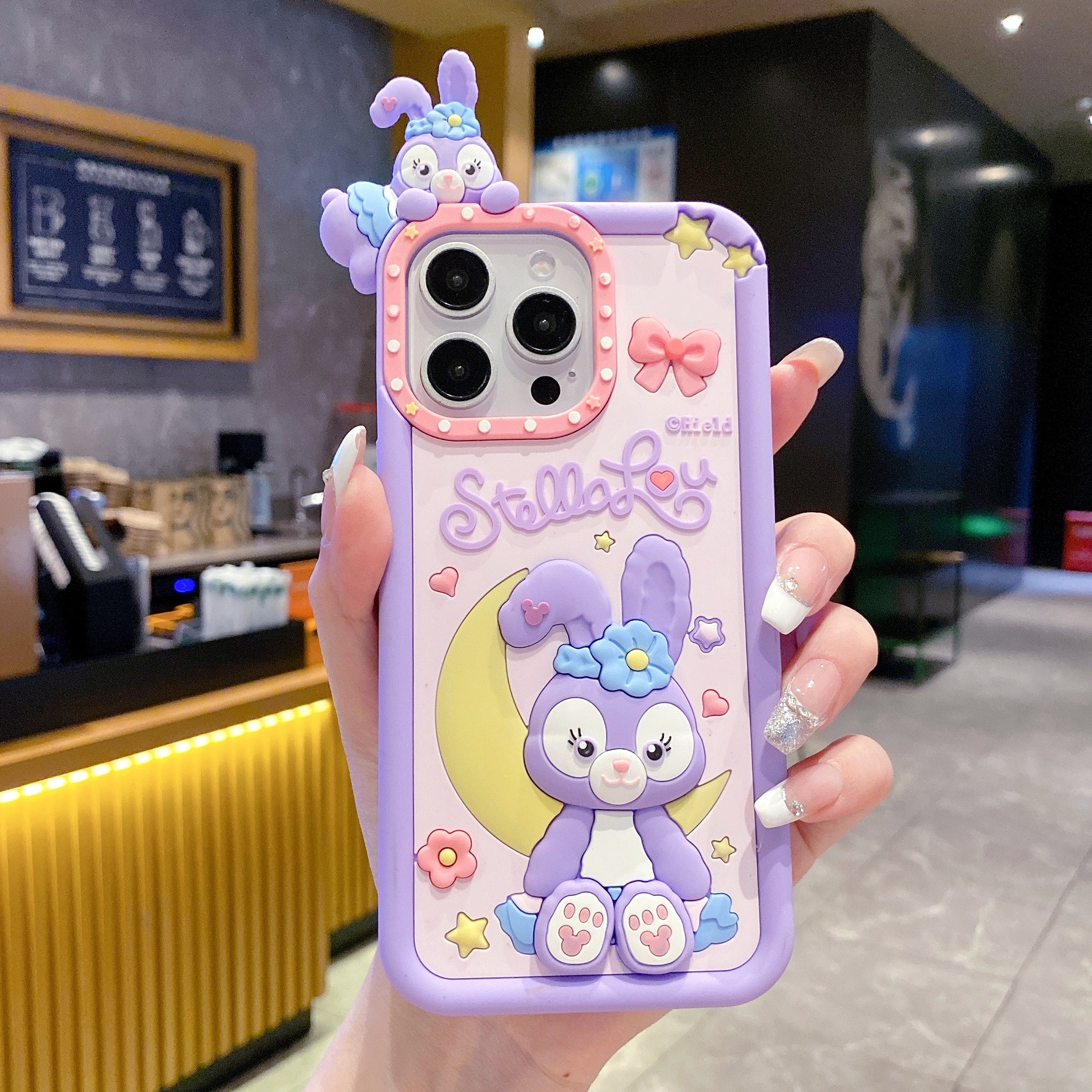 StellaLou 3D Bunny Silicone Phone Cases For iPhone