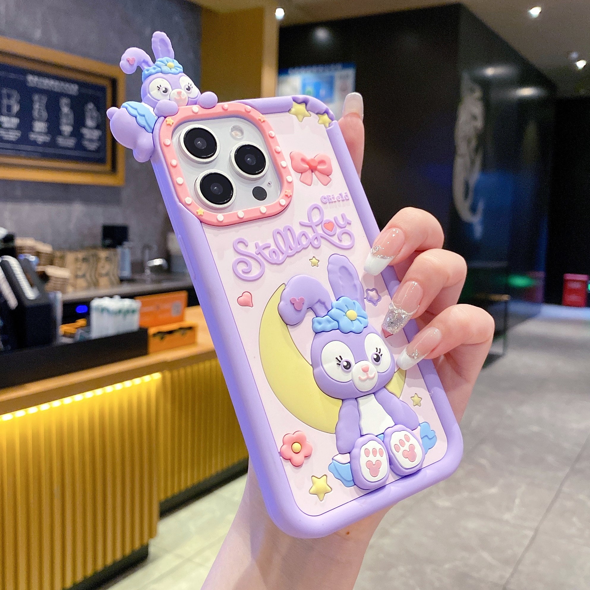 StellaLou 3D Bunny Silicone Phone Cases For iPhone