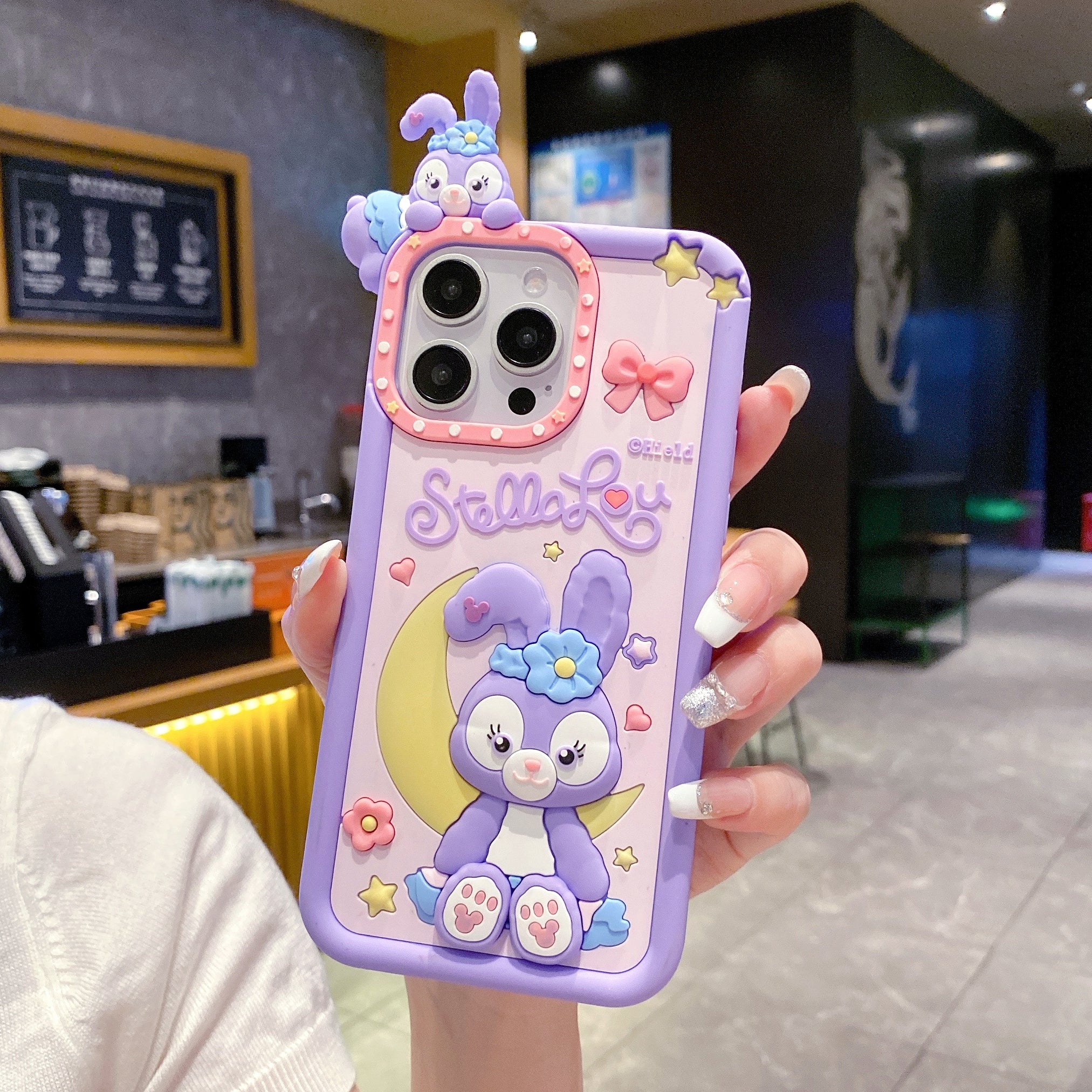 StellaLou 3D Bunny Silicone Phone Cases For iPhone