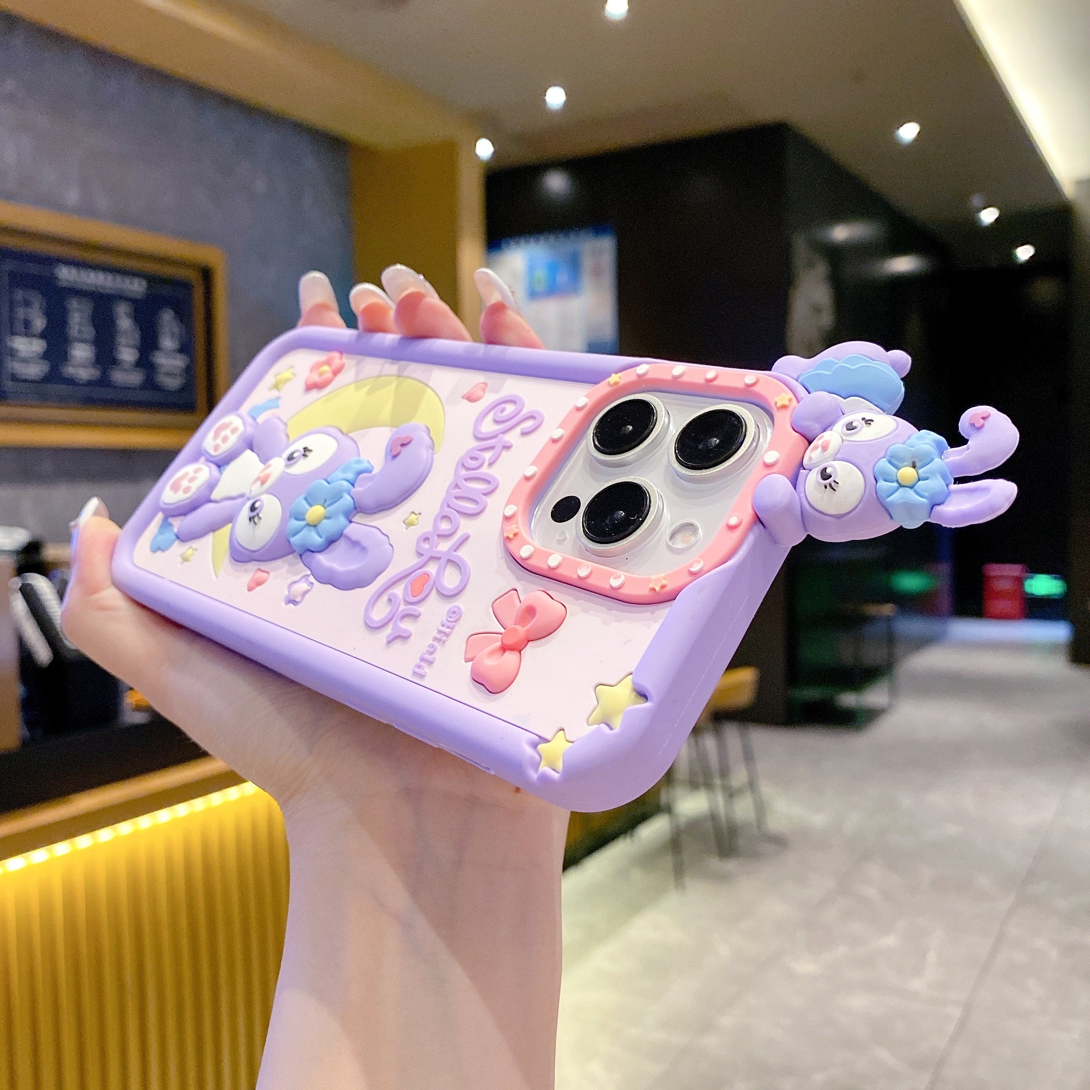 StellaLou 3D Bunny Silicone Phone Cases For iPhone