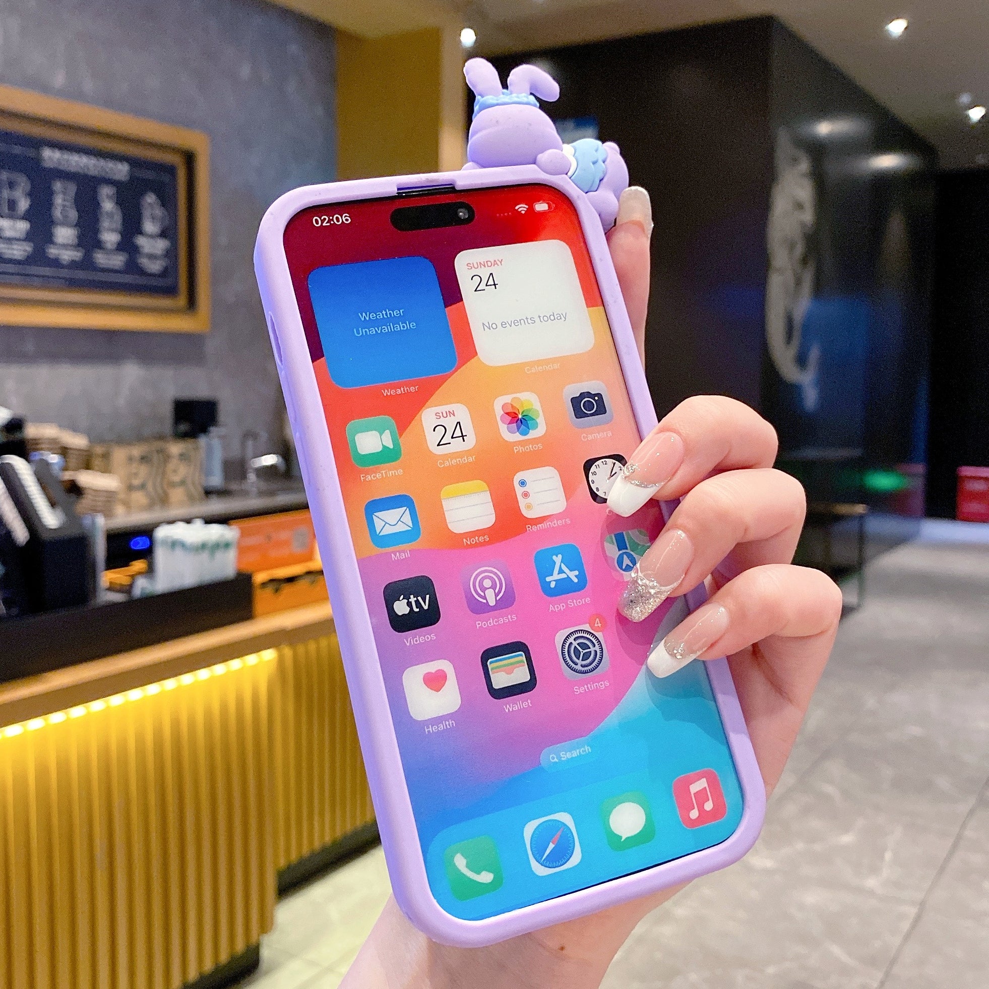 StellaLou 3D Bunny Silicone Phone Cases For iPhone
