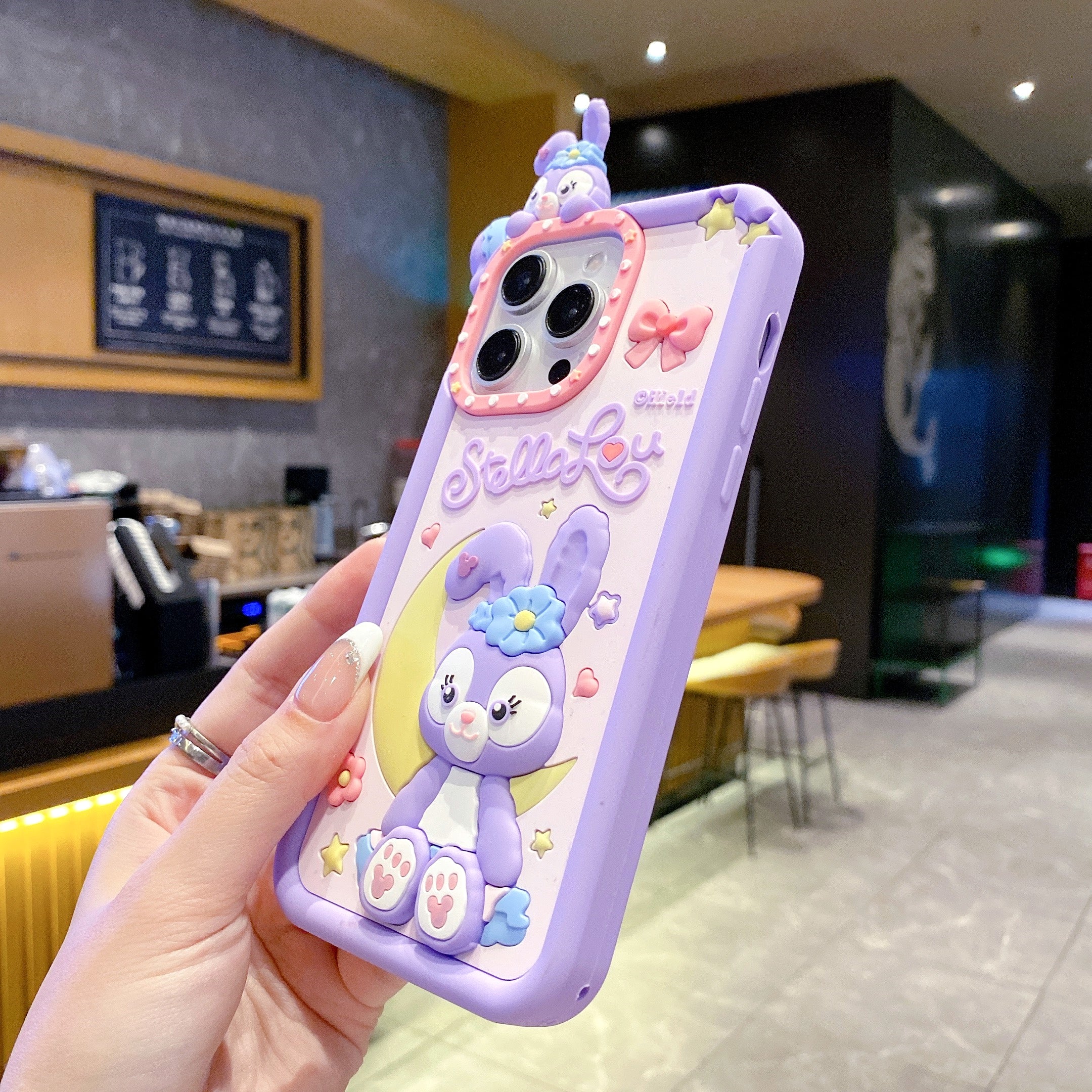 StellaLou 3D Bunny Silicone Phone Cases For iPhone