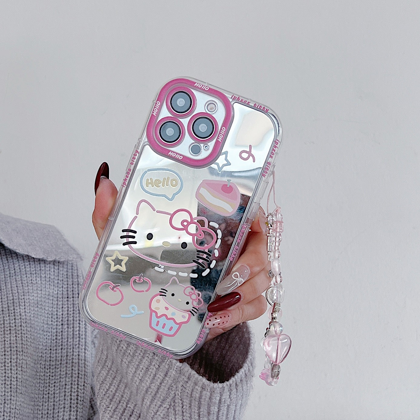 Kitty Cupcake Dream Silicone Phone Cases For iPhone