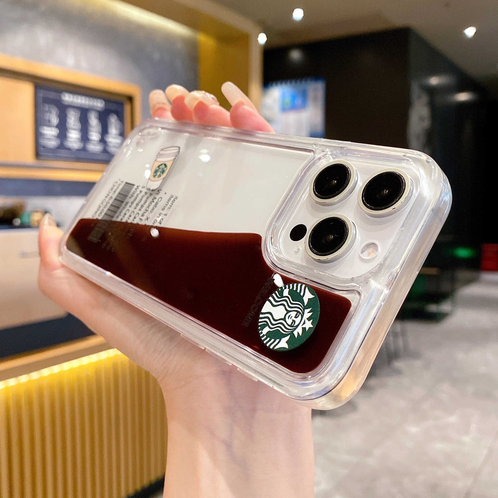 Starbucks Inspired Espresso Float Silicone Phone Cases For iPhone