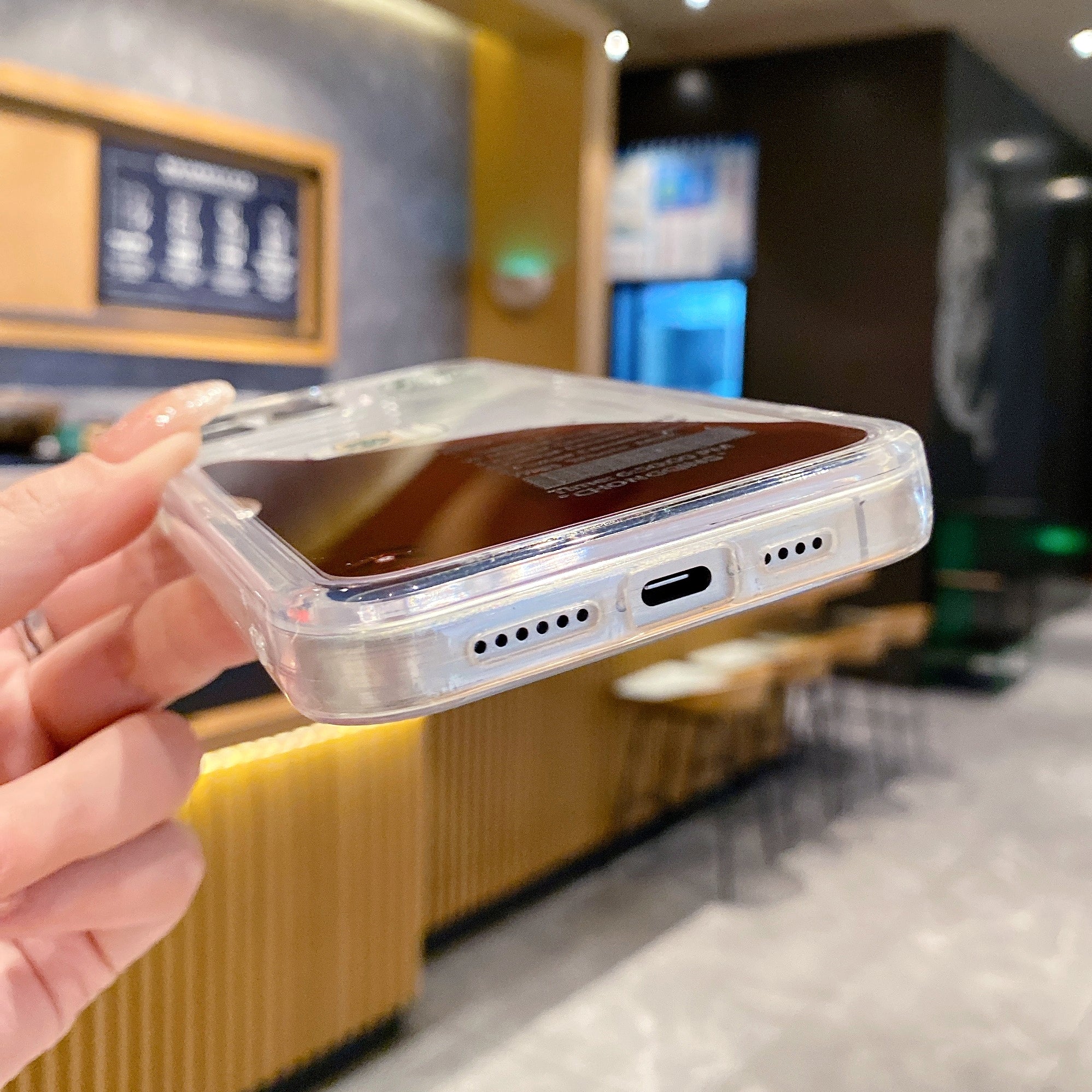 Starbucks Inspired Espresso Float Silicone Phone Cases For iPhone