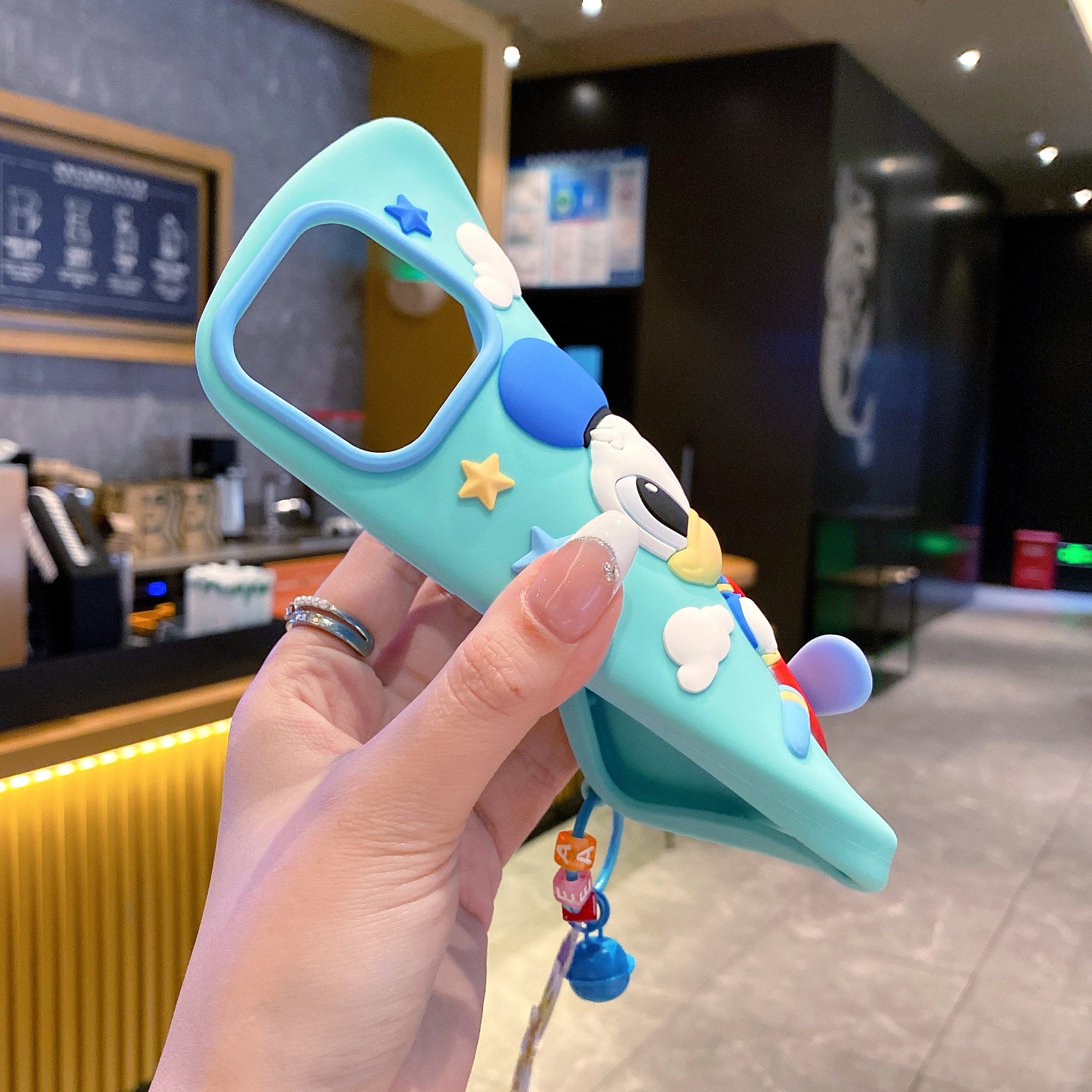 Flying Duck Charm Silicone Phone Cases For iPhone