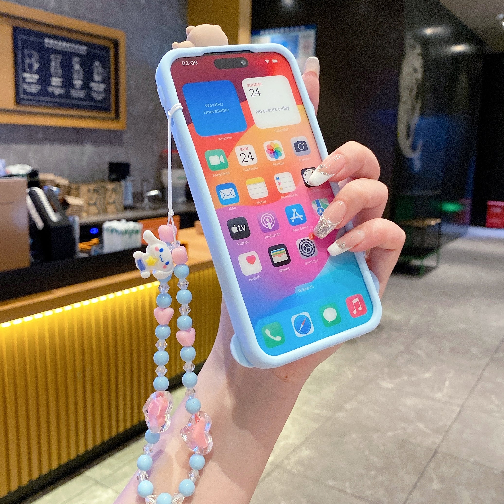 Cloudy Unicorn Dream Charm Silicone Phone Cases For iPhone