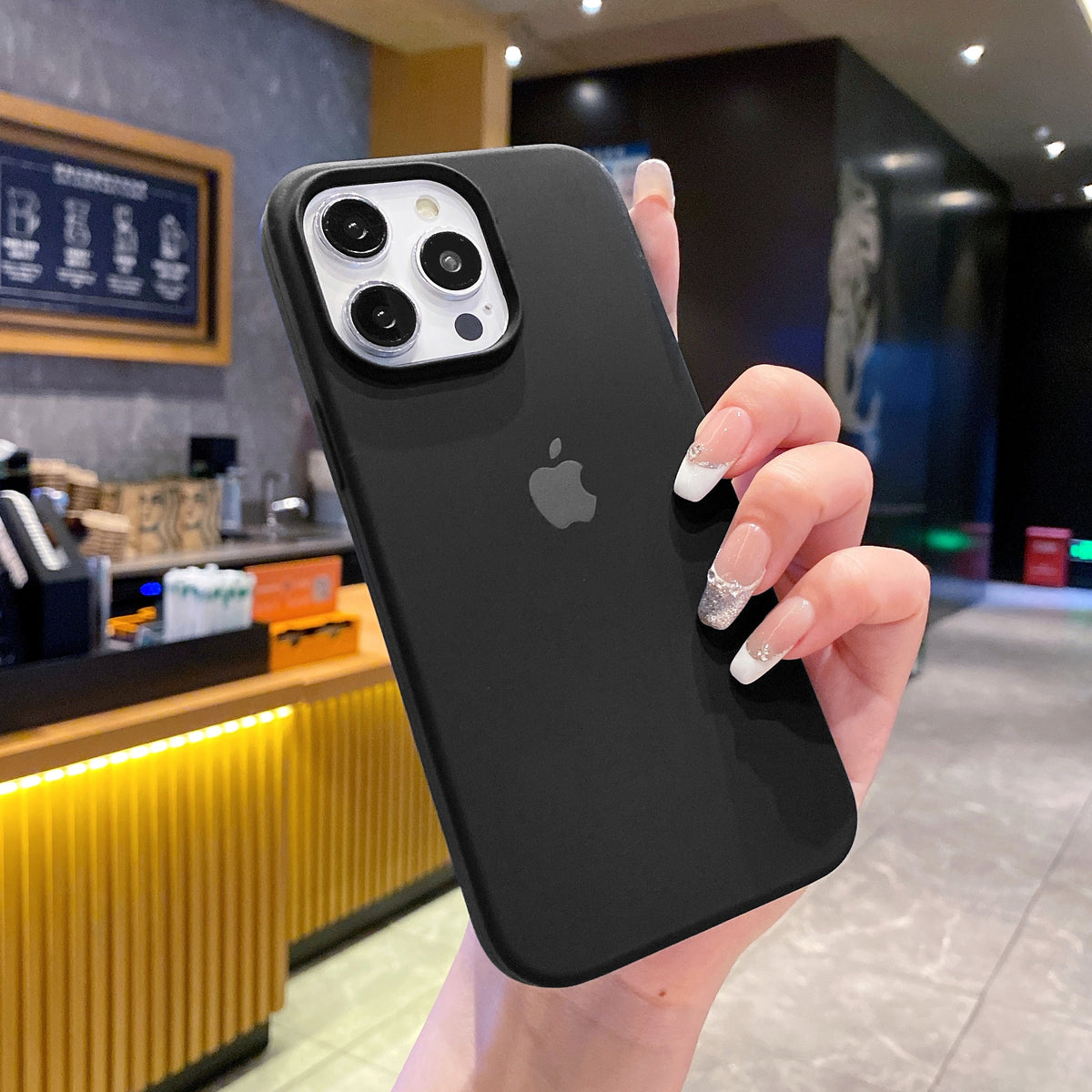 Black Dark Mode With Apple Edition Silicone Case For iPhone 18 Pro Max - Image 4