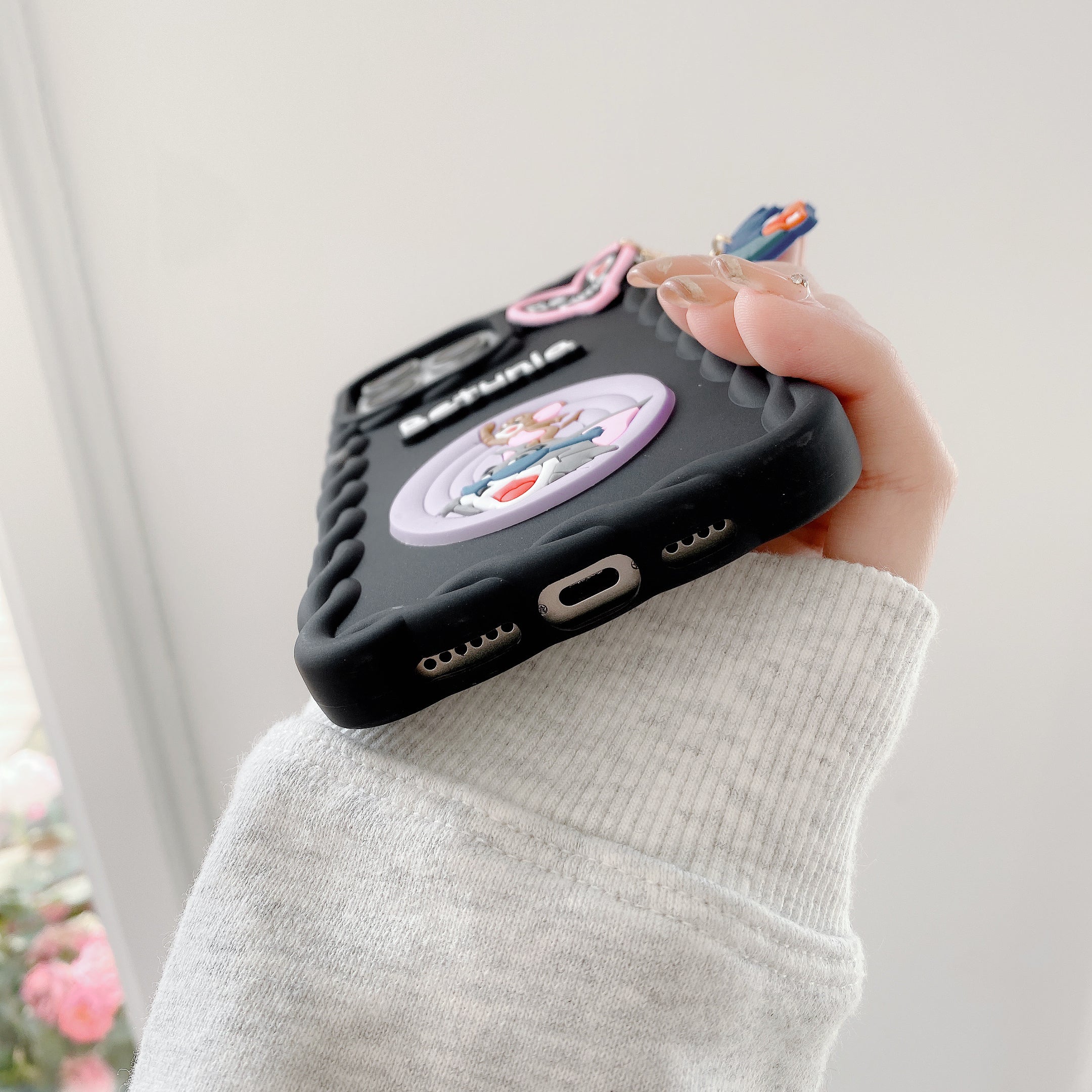 Cartoon Mood Wavy Silicone Phone Cases For iPhone