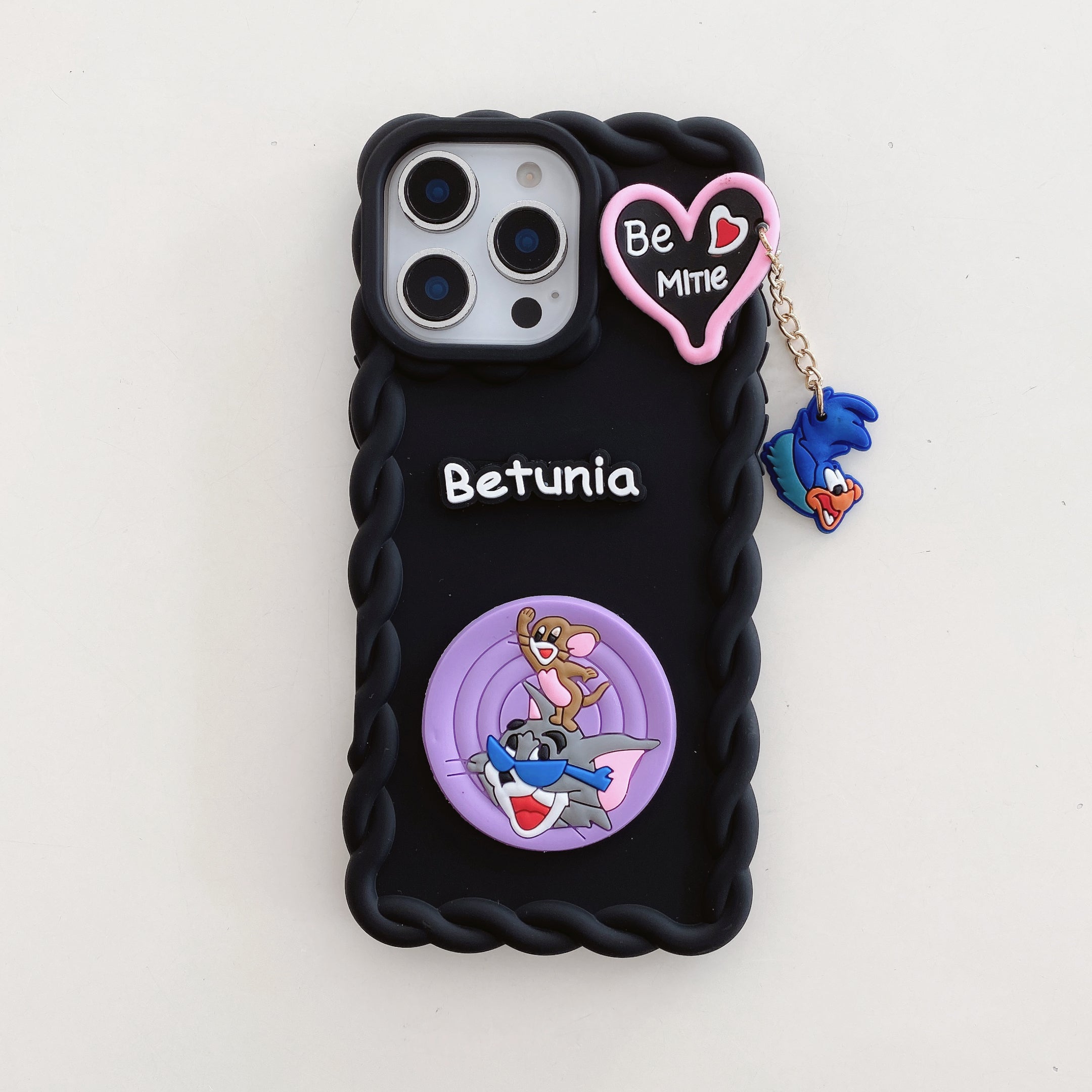 Cartoon Mood Wavy Silicone Phone Cases For iPhone