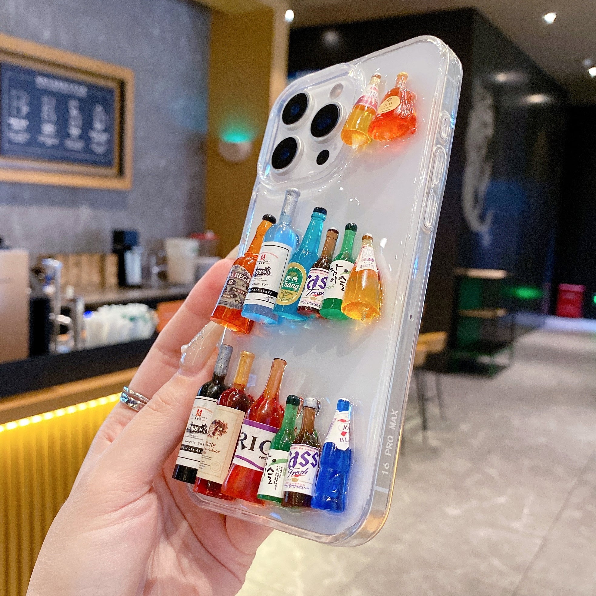 Cocktail Drinks Party Silicone Case For iPhone