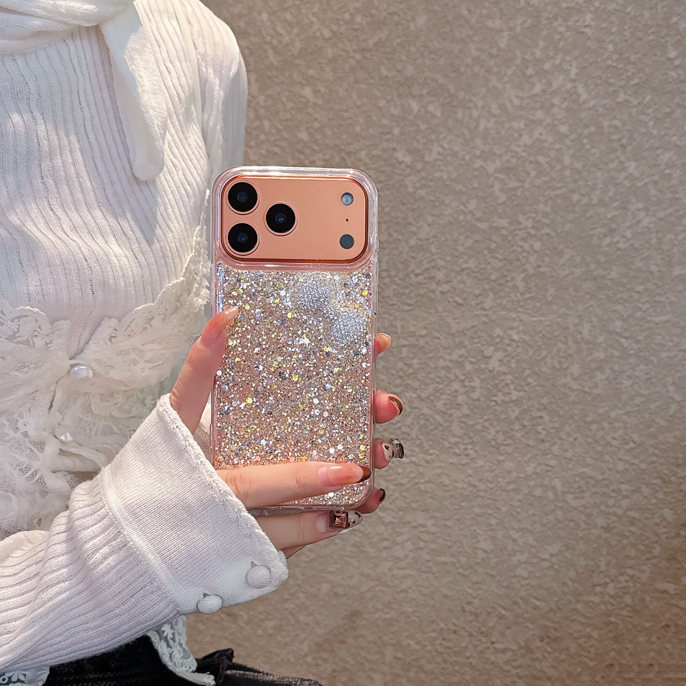 Platinum Bow – Snowfall Radiance Silicone Phone Cases For iPhone