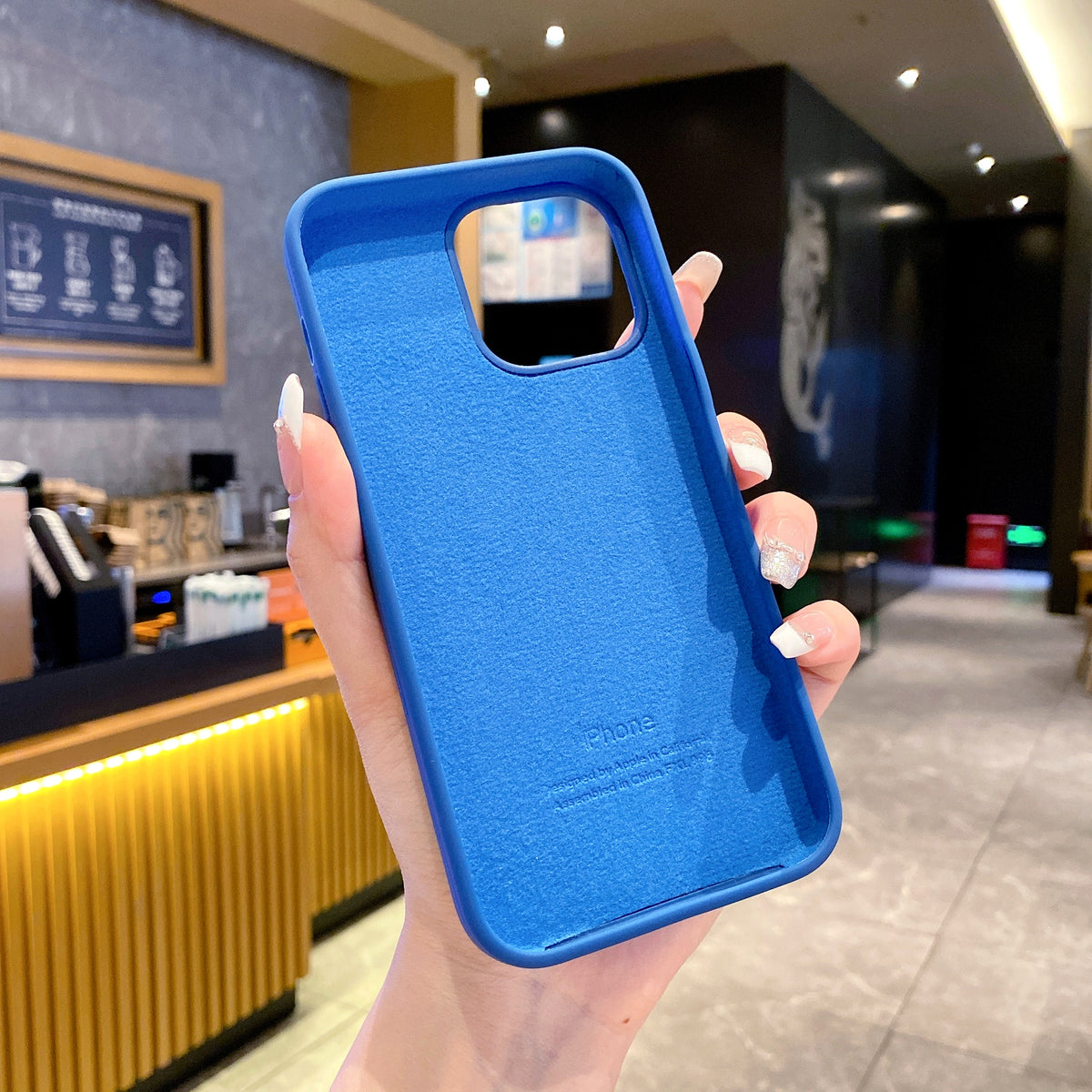 Deep Blue Dark Mode With Apple Edition Silicone Phone Case For iPhone 18 Pro Max - Image 7