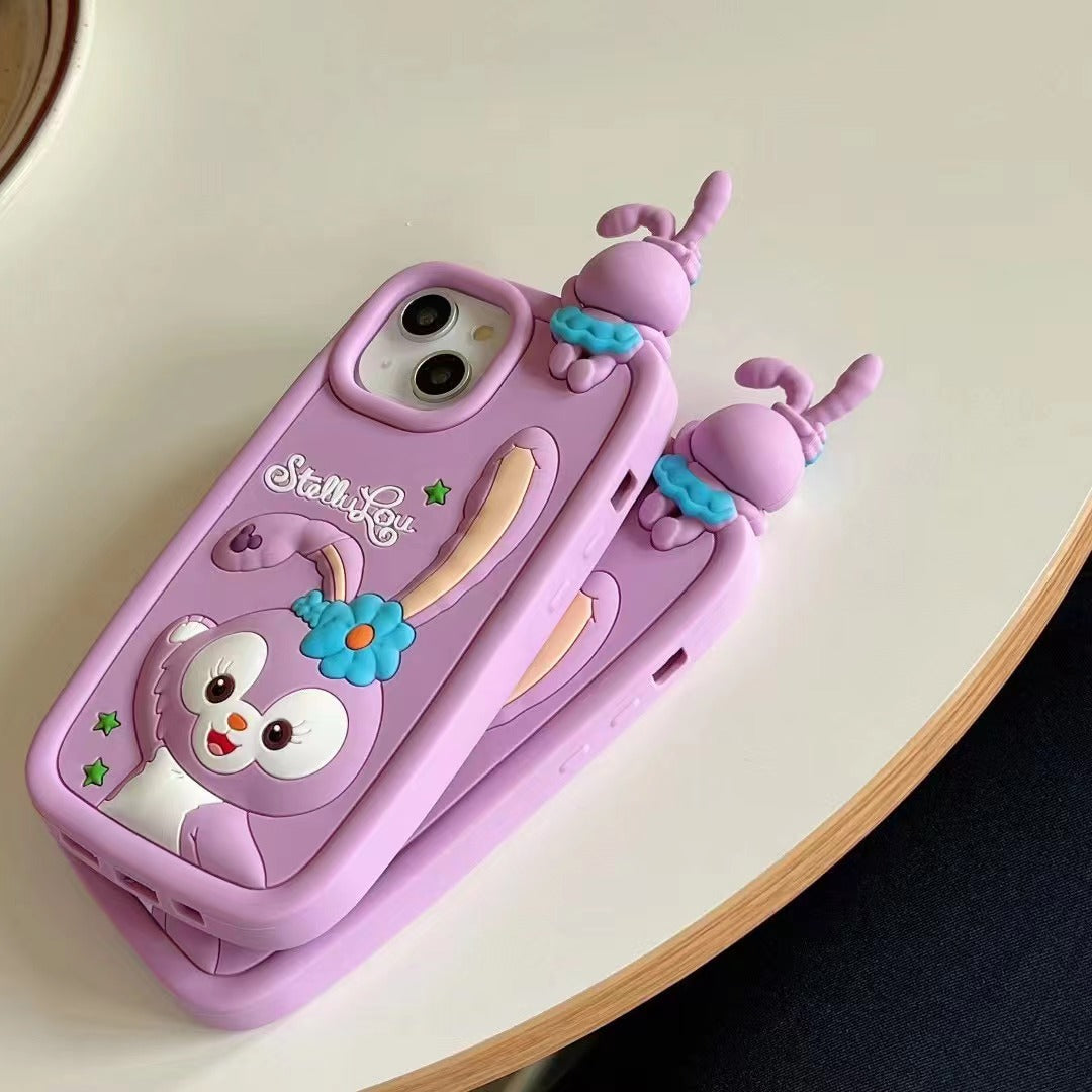 Happy Bunny Vibes Silicone Phone Cases For iPhone