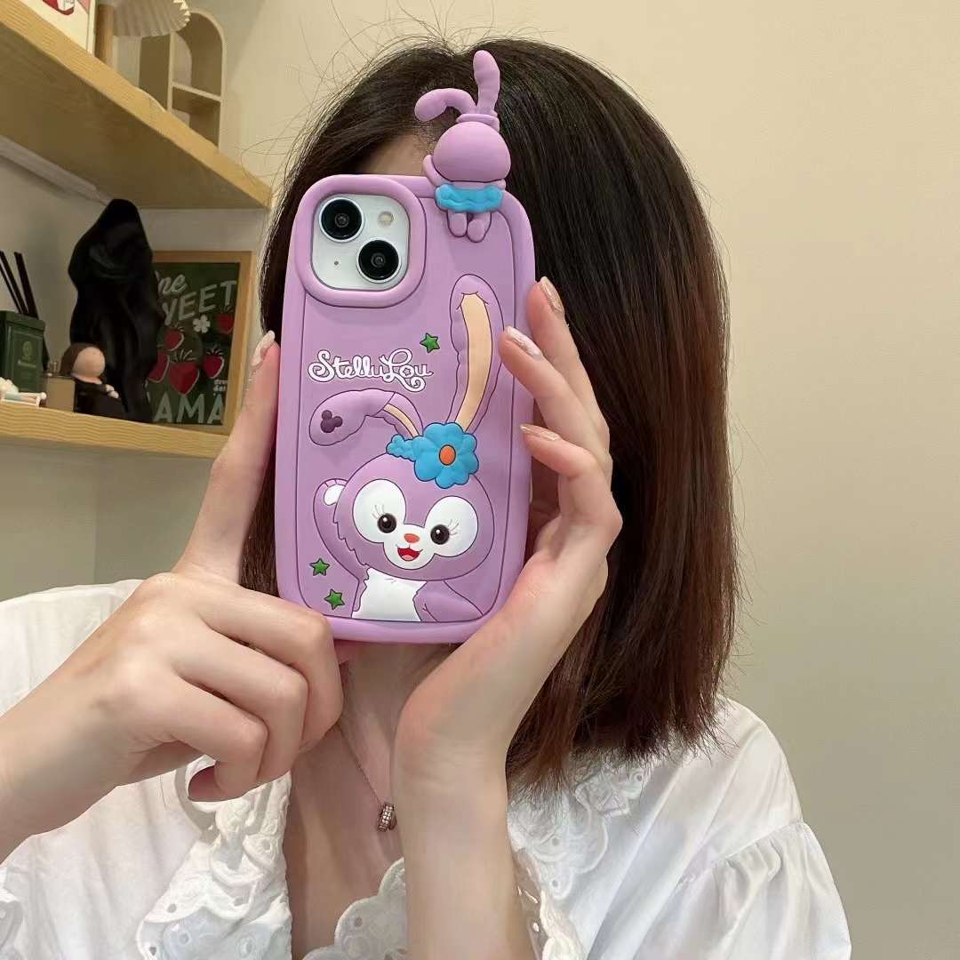 Happy Bunny Vibes Silicone Phone Cases For iPhone