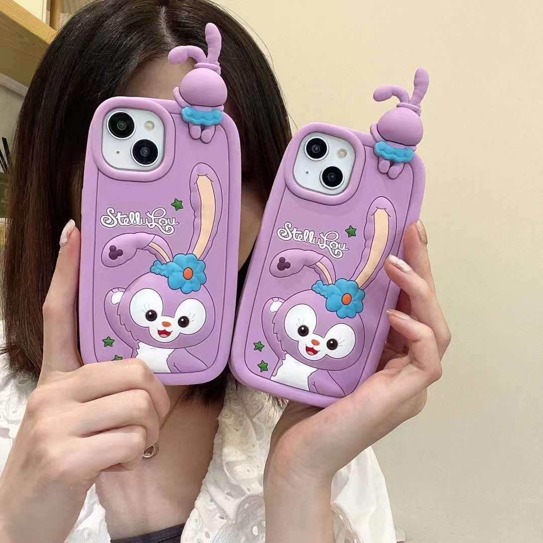 Happy Bunny Vibes Silicone Phone Cases For iPhone