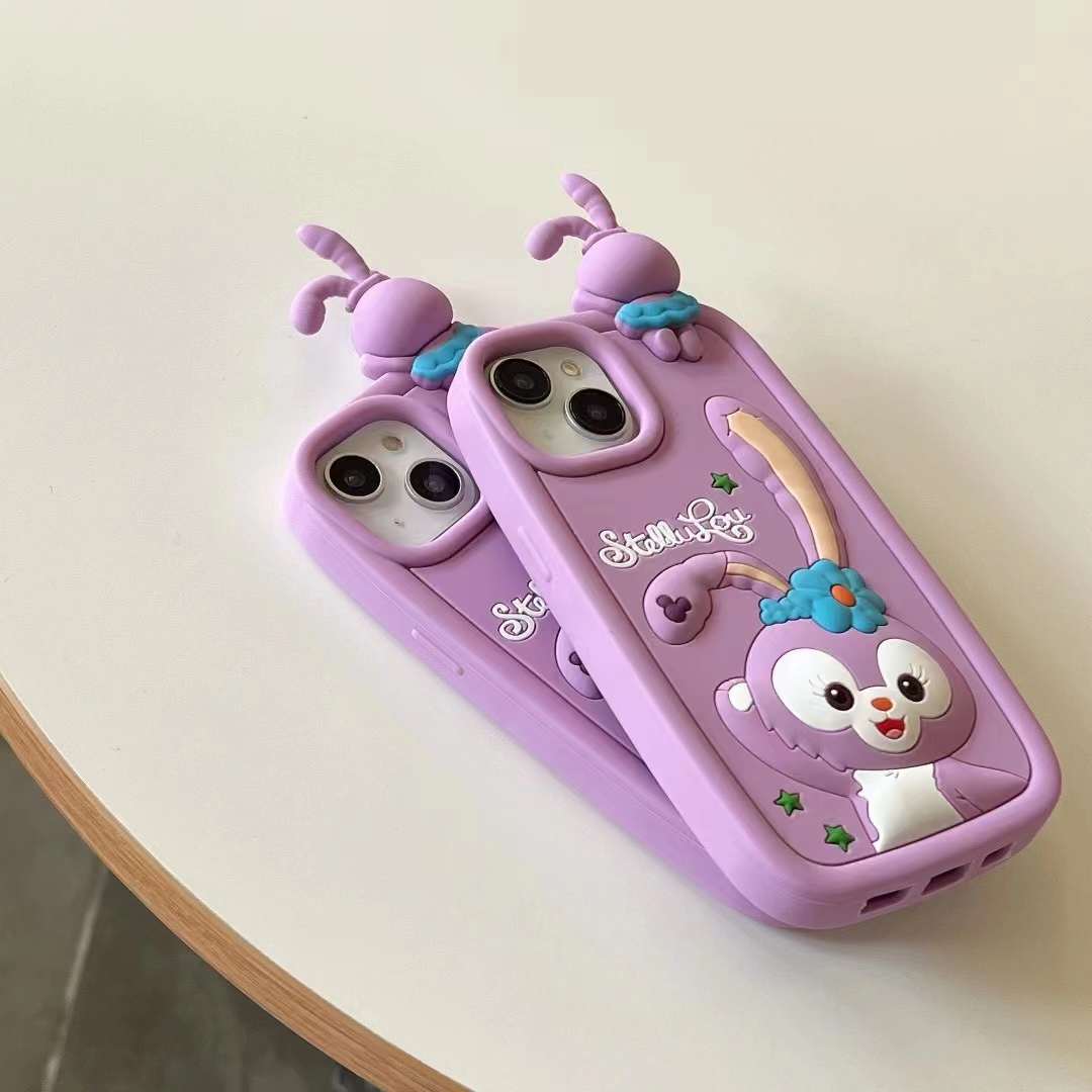 Happy Bunny Vibes Silicone Phone Cases For iPhone