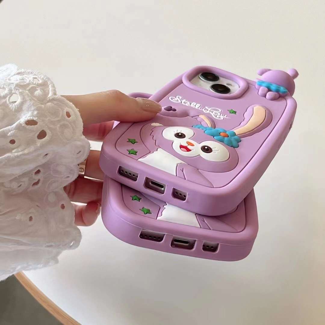 Happy Bunny Vibes Silicone Phone Cases For iPhone