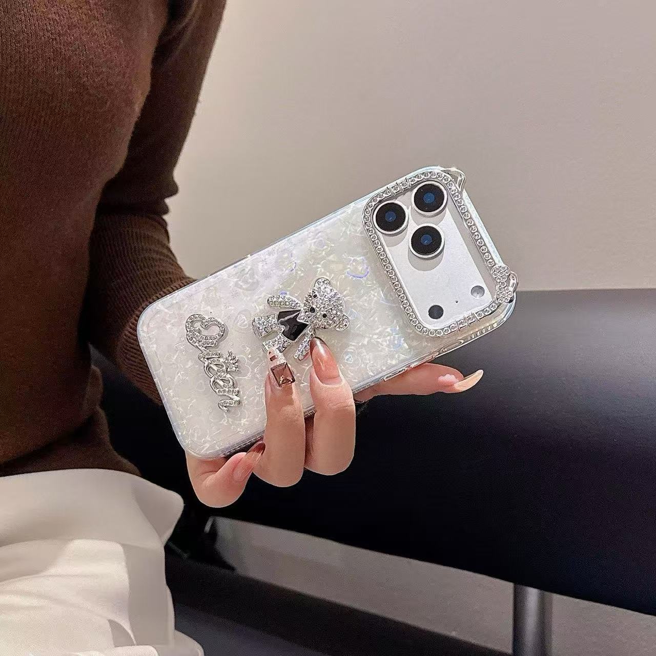 Twinkle Bear Queen Silicone Phone Cases For iPhone