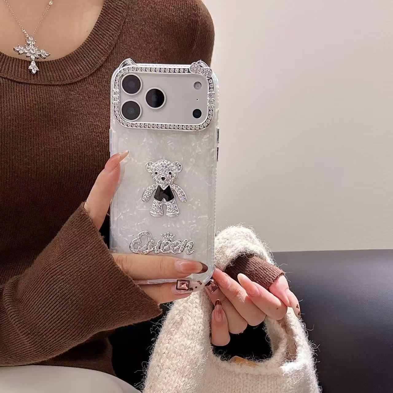 Twinkle Bear Queen Silicone Phone Cases For iPhone