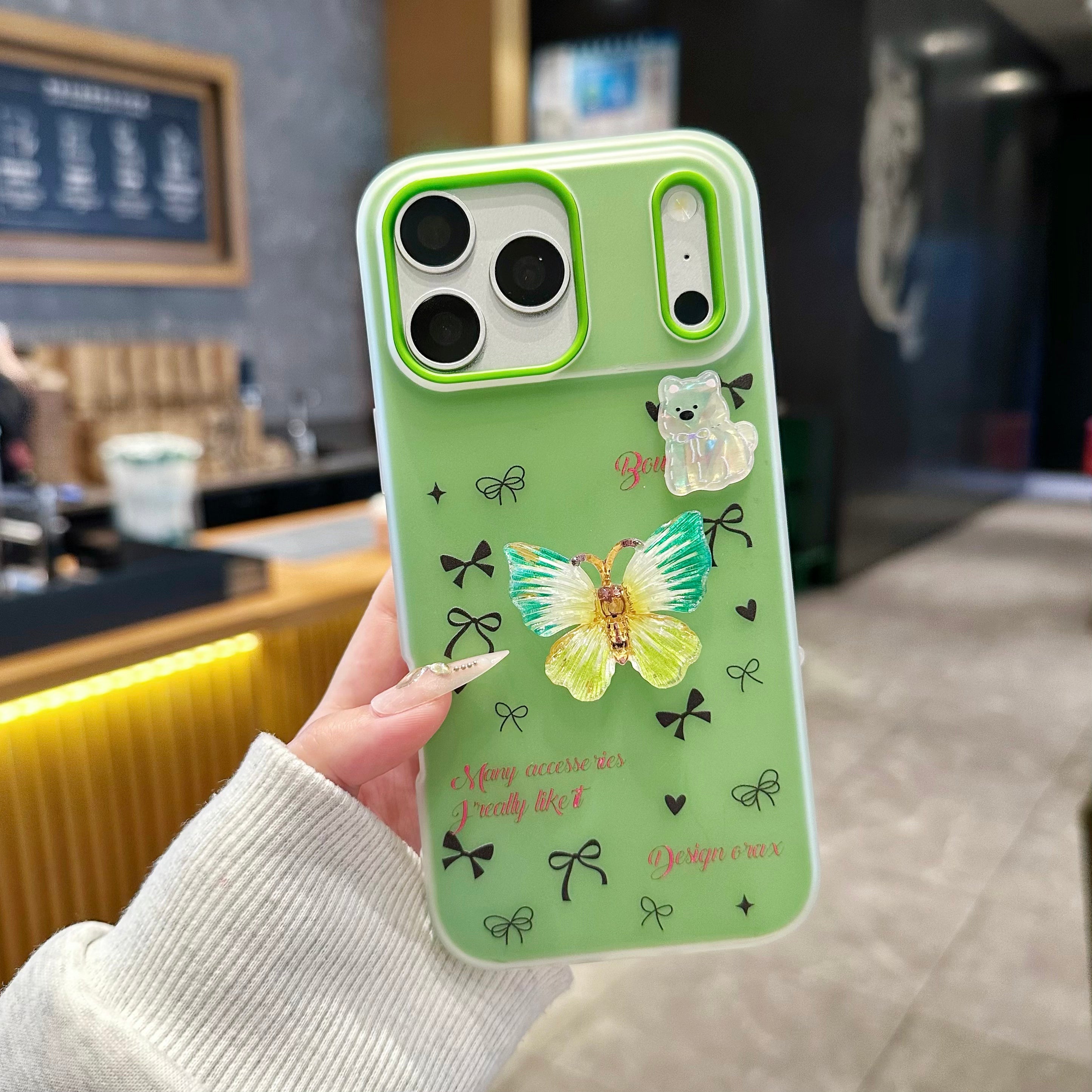 The Matcha Flutter Dream 3D Mariposa Shell