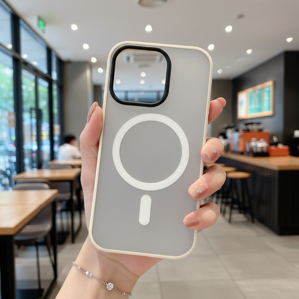 Shadow Fog Frost Wireless Charging Ready Silicone Phone Cases For iPhone